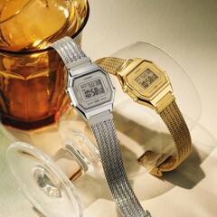 El Casio LA680WEMG-7A y el LA680WEMG-9A (de izquierda a derecha)