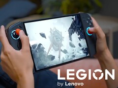 Dispositivo portátil de juegos Lenovo Legion Go 2 jugando a Monster Hunter World: Iceborne (Fuente de la imagen: captura de pantalla, Lenovo Legion YouTube)