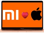 Xiaomi se ha inspirado con frecuencia en Apple para sus ordenadores y dispositivos inteligentes. (Fuente de la imagen: Apple/Xiaomi/Pinterest - editado)