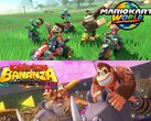Personajes de Donkey Kong Bananza y Mario Kart World (Fuente de la imagen: ediciones de Nintendo of America)