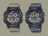 Se espera que los relojes Casio AE-1000W-5AV (izquierda) y AE-1000W-8AV (derecha) se lancen en mayo. (Fuente de la imagen: Casio)