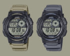 Se espera que los relojes Casio AE-1000W-5AV (izquierda) y AE-1000W-8AV (derecha) se lancen en mayo. (Fuente de la imagen: Casio)
