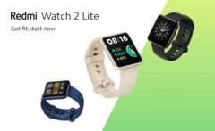 El Redmi Watch 2 Lite tiene una pantalla cuadrada y muchas funciones de salud. (Fuente de la imagen: Xiaomi)