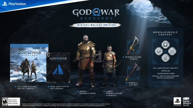 God of War Ragnarok Digital Deluxe Edition (imagen vía Sony)