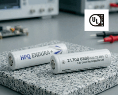 Las celdas HPQ Silicons 21700 alcanzan los 23,4 Wh.