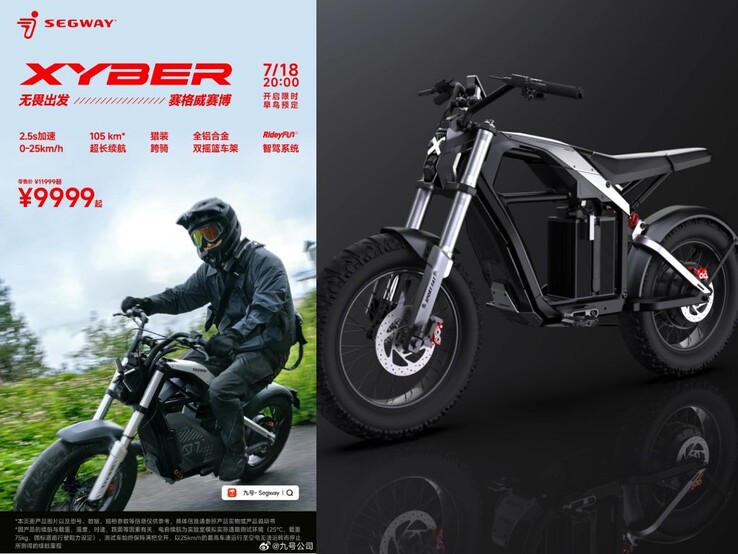 El Segway Xyber será casi tres veces más caro que el ZT3 Pro. (Fuente: ITHome)