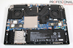 Acer Nitro 5 con AMD Ryzen 7 6800H y Nvidia GeForce RTX 3060 - Internos. (Fuente de la imagen: Professional Review)