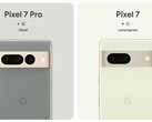 La serie Pixel 7 se lanzará en cuatro combinaciones de colores, con exclusivas para el Pixel 7 y el Pixel 7 Pro. (Fuente de la imagen: Google)