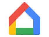 El logotipo de Google Home se muestra mientras Google despliega una actualización de marzo que añade "Búsqueda en directo" para las transmisiones en directo de las cámaras a Google Home Premium Advanced.