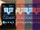 El HTC HD2, lanzado por primera vez en 2009, se ganó el título de "el teléfono que se niega a morir". Imagen - La misma imagen del HTC HD2 apilada una al lado de la otra en filtros de diferentes tonos. (Fuente de la imagen: Jon Rettinger en YouTube)
