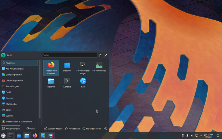 Un vistazo al escritorio KDE Plasma 5 de Kubuntu (Imagen: Kubuntu).