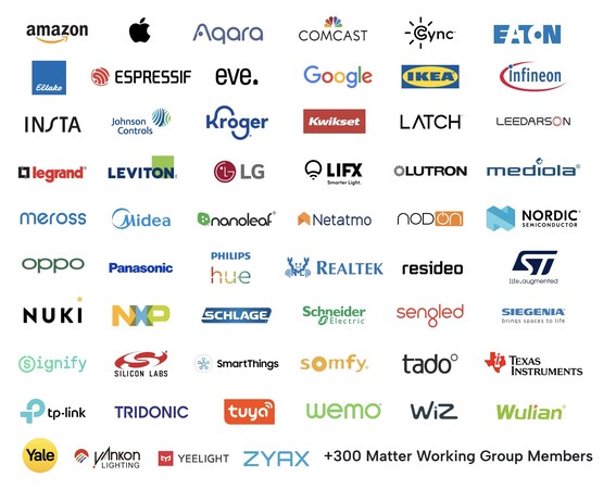 Entre los socios de Matter hay un gran número de fabricantes y plataformas (Fuente de la imagen: CSA)