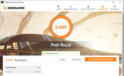 Port Royal (CPU, GPU: "High")