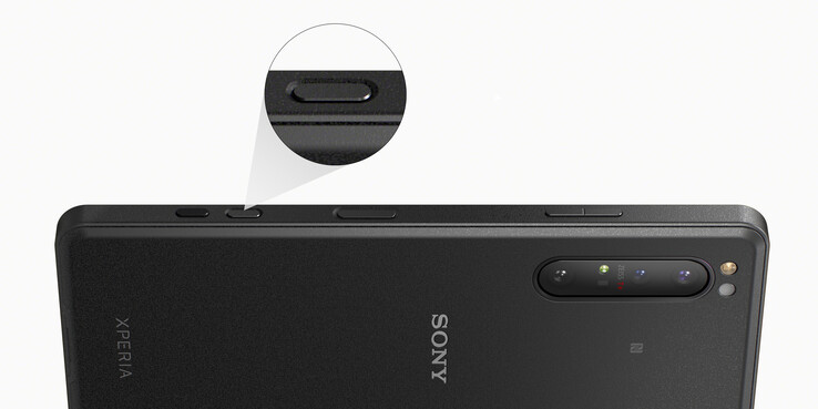 Tecla de acceso directo del Sony Xperia PRO (Fuente: Sony Europe)
