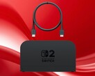 Se muestra el cable HDMI del conmutador 2 con la base