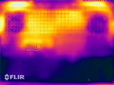 Prueba de esfuerzo de temperaturas superficiales (abajo)