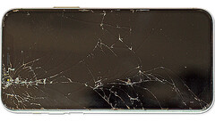 Apple iPhone 11 Pro después de fallar la prueba de caída (Fuente: Stiftung Warentest)