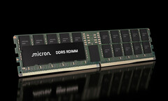 Módulo de memoria DDR5 RDIMM de Micron. La nueva versión de 512 GB de la empresa podría permitir hasta 12 TB de RAM en un único servidor.