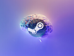 Steam pronto permitirá juegos que utilicen IA para generar contenidos. (Imagen vía Milad Fakurian en Unsplash, logotipo de Steam vía Valve)