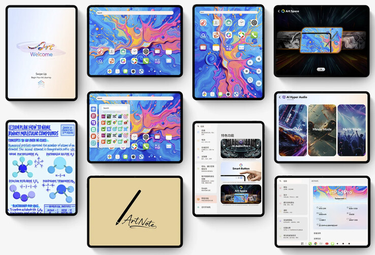 El Teclast ArtPad Pro cuenta con una cámara frontal de 8 MP y una trasera de 13 MP. (Fuente de la imagen: Teclast)