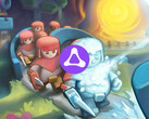 Hexguardian es el más destacado de los dos. En la imagen: foto de portada editada del juego con el logotipo de Luna en la parte superior.