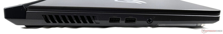 Izquierda: 2x USB-A 3.2 Gen. 1, puerto de audio combinado