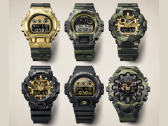 Relojes Casio con diseño «bold-camo».