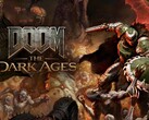 Doom: The Dark Ages es la tercera entrega de la serie que comenzó con Doom (2016). (Fuente de la imagen: Nvidia)