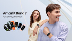 La Amazfit Band 7 está disponible en dos colores con vibrantes correas de reloj. (Fuente de la imagen: Amazfit)