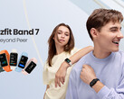 La Amazfit Band 7 está disponible en dos colores con vibrantes correas de reloj. (Fuente de la imagen: Amazfit)