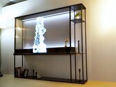 El LG Signature OLED T se basa en un panel transparente. (Imagen: Cnet, YouTube)