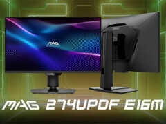 El MAG 274UPDF E16M también contiene un puerto USB Tipo-C que proporciona DisplayPort Alt Mode y 15 W Power Delivery. (Fuente de la imagen: MSI)