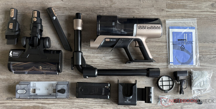 Volumen de suministro del Proscenic P20 OnePass