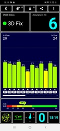 Prueba de GPS al aire libre