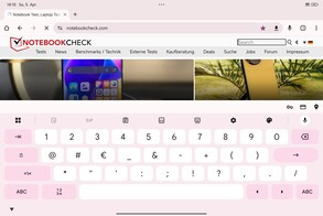 Xiaomi Pad 7: Teclado por defecto