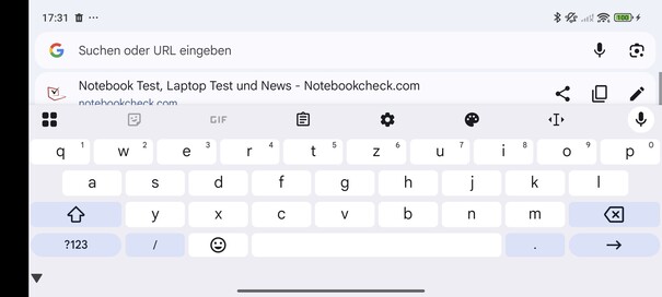 Teclado horizontal