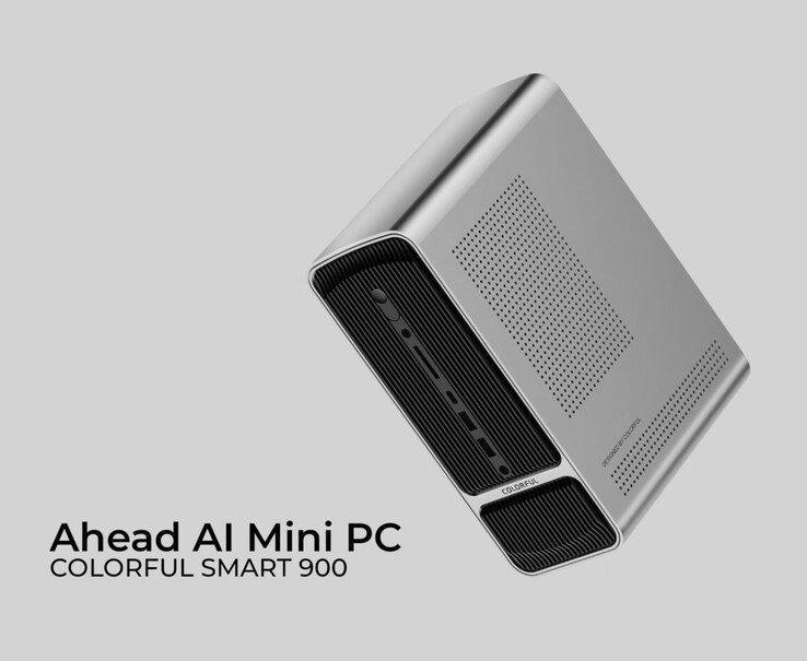 El mini PC Colorful Smart 900 AI con tecnología AMD Strix Halo luce una carcasa de aspecto elegante. (Fuente de la imagen: Colorful vía TechPowerUp)