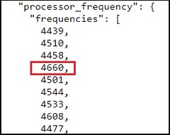 Reloj a 4.660 MHz. (Fuente de la imagen: Geekbench)