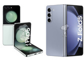 Los Galaxy Z Flip5 y Galaxy Z Fold5 estarán disponibles en múltiples opciones de color. (Fuente de la imagen: @_snoopytech_)
