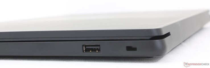 Derecha: USB-A 2.0, bloqueo Kensington