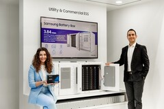 La caja de baterías de 3,84 MWh (imagen: Samsung)