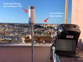El TIM y sus socios afirman que consiguen 5G de alta velocidad en esta conexión de largo alcance. (Fuente: Qualcomm)