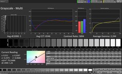 Escalas de grises CalMAN