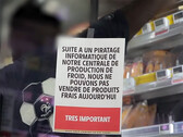 Aviso de ciberataque en un supermercado francés