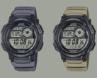 Casio ha lanzado en EE.UU. los relojes AE1000W-5AV y AE1000W-8AV (en la imagen). (Fuente de la imagen: Casio)