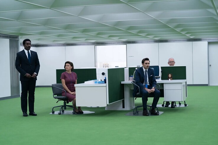 La segunda temporada de Severance se rodó principalmente con la Venice 2 de Sony, que sirvió como cámara A durante toda la temporada. (Fuente de la imagen: Apple TV+)
