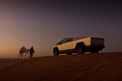 El cibercamión. Tesla llevará el camión a Oriente Medio en 2025 (Fuente de la imagen: Tesla)