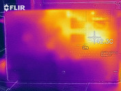 Temperaturas en la parte inferior, carga