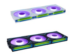 El Lian Li UNI Fan SL-INF Wireless viene en dos opciones de color, ambas con diseño de espejo infinito. (Fuente de la imagen: Lian Li)