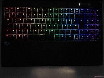 Schenker XMG Neo 15 - iluminación de teclas